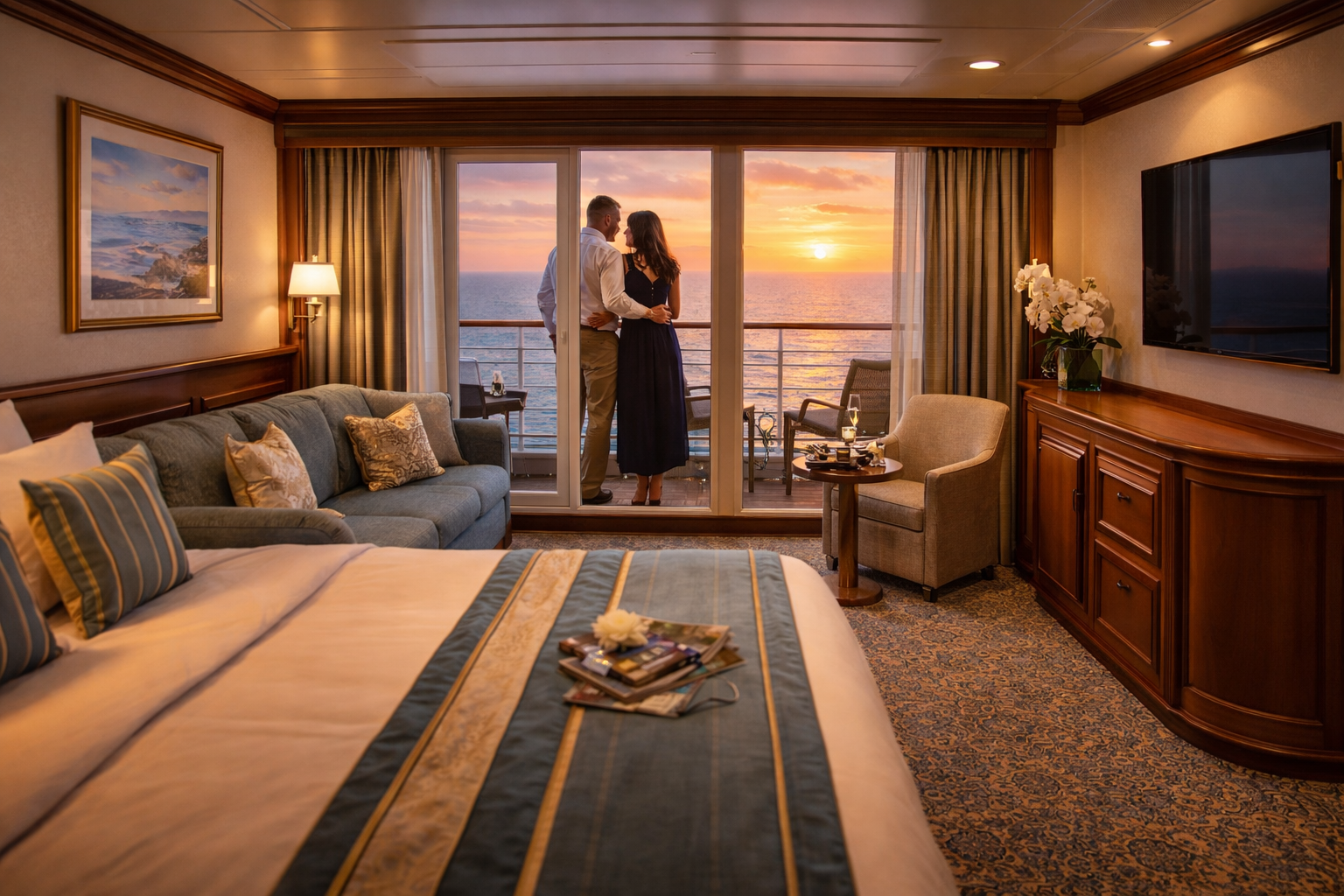 Casino deck atmosphere